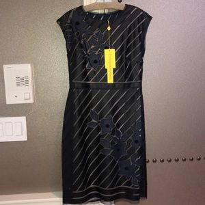 Catherine Malandrino gorgeous black leather dress